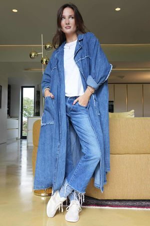 Scout Swing Trench Jacket Denim /10=